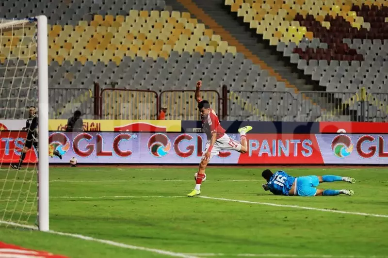 محمود حمدي الأفضل في مبارة الأهلي ضد المصري